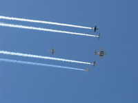 - Condor Squadron in formation flight with smoke over 08 with N45366 'D-Day Doll' - by Doug Robertson