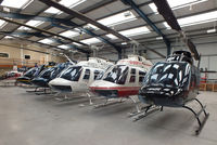  - inside the Tiger Helicopter's Hangar at Shobdon Airfield, Herefordshire - by Chris Hall