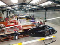  - inside the Tiger Helicopter's Hangar at Shobdon Airfield, Herefordshire - by Chris Hall