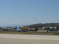  - Wings Over Camarillo Airshow aircraft holding on taxiway per CMA Ground Control 121.8 - by Doug Robertson