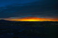  - Sunrise over the Gold Coast Terminal at Las Vegas/KLAS. - by Mark Kalfas