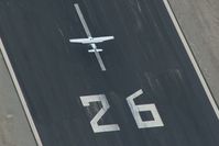  - CIA Cessna touching down on RWY 26 - by N.A. Taylor