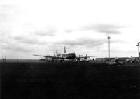  - Apron at Essendon Airport taken in 1969 when it was the main Airport for Melbourne. Shows a couple of Ansett's DC-6. (scan from print) - by Anton von Sierakowski