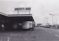  - Essendon Airport taken in 1969 when it was the main Airport for Melbourne. Shows Ansett Terminal enterance. (Scan from print) - by Anton von Sierakowski