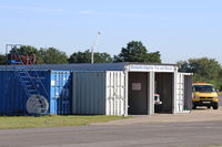  @ Blackbushe Airport - Blackbushe Aerodrome fire station. - by Noel Kearney