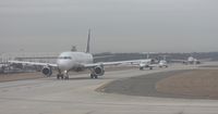  - Well it is January so it is a little hazy. However that was mainly from the Windows of my US Airways (Piedmont retro colors) A319 - Here is  a line up of planes waiting for us to take off - by Florida Metal