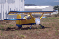  - Entrance to the airfield, the aircraft has since been destroyed by fire - by BTT