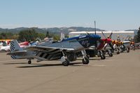  - Mustangs at Wings over Wing Country airshow - by Timothy Aanerud