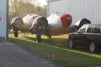  @ Grimes Field Airport - A couple of Beech D-18/C-45's awaiting restoration at Urbana, Ohio. - by Bob Simmermon