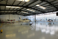 - inside the hangar at Kilrush Airfield, Ireland - by Chris Hall