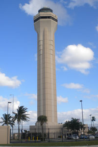  - MIA air traffic control tower - by A.D. Solov