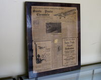  - Aviation Museum of Santa Paula. 1930 period newspapers with new airport news stories. Airport Dedication, August 9-10, 1930. Learn to Fly at Santa Paula Airport. - by Doug Robertson