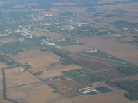  @ Williams County Airport - Looking NW from 4500' - by Bob Simmermon