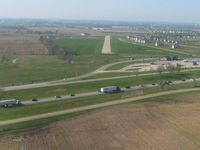  @ Ottawa Executive Airport - Final for RWY 20 at Zeeland, MI. - by Bob Simmermon