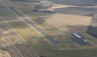  - Herman Municipal Airport in Herman, MN from 2500' head from east to west. - by Kreg Anderson