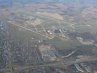  @ James M Cox Dayton International Airport - Looking west from 6500' - by Bob Simmermon