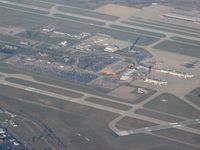  @ James M Cox Dayton International Airport - Looking NW; main terminal - by Bob Simmermon