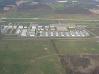  @ Butler Co Rgnl-hogan Field Airport - Looking north at the corporate and T hangers. - by Bob Simmermon