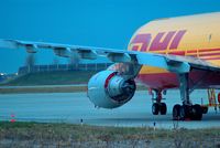  - Colors of a dawn at DHL Air Hub leipzig - by Holger Zengler