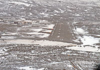  @ Grise Fiord Airport - Very close to the overshoot bar and go around point for runway 32. - by Tim Kalushka