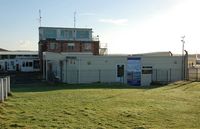  - Control Tower and Cambrian Fying Club HQ at Swansea Airport. Autumn sunshine 2012. - by Roger Winser