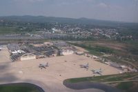  - Harrisburg International Airport from the air while departing on a flight - by Jim Donten
