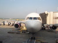  - Delta 767 at the gate at Hartsfield-Jackson - by Jim Donten