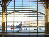  - Inside the terminal at Reagan National  - by Jim Donten