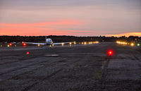  - take-off RW25 at dusk - by OldOlympic