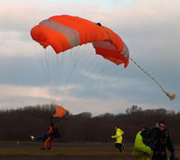  @ Swansea Airport - Just after flaring. - by Derek Flewin