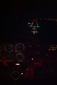  - Cranfield at night. - by Mike Hannaford