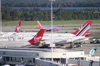  - Airside 4 Orlando Intl with Air France and 3 Virgin Atlantic - by Florida Metal