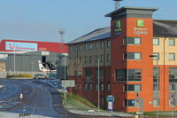  - View of the Holiday Inn Express at Luton - and its proximity to the Signaure Bizjet ramp - by Terry Fletcher