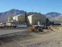  @ Inyokern Airport - View of the rear of the Kodiak hanger at Inyokern Airport. It was supposed to be big enough to hold the four engine bombers of the day. - by Bo Shaw
