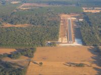  @ Oak Tree Landing Airport - Looking down RWY 9 - by Bob Simmermon