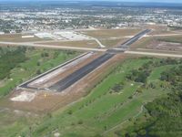  @ Venice Municipal Airport - Construction on RWY 4-22 - by Bob Simmermon