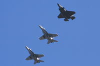  - F-35 test flight program - BF-03 and two F/A-18 escorts from NAS Pax River over NAS Fort Worth - by Zane Adams