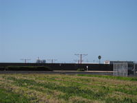  - Recent Installation of Rwy 25 alignment approach lights-off and on-airport - by Doug Robertson