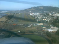  - Approach to Runway 34, Gold Beach, Oregon (4S1) - by Mel B. Echelberger