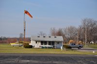  - The Clubhouse and windsock at Andy Barnhart Memorial Airport, New Carlisle, OH USA - by tshiverd
