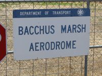  - Gate Sign, Bacchus Marsh Airfield, - by red750