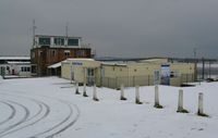  - Control Tower and Cambrian Flying Club HQ at Swansea Airport. Winter Grey 2013. - by Roger Winser