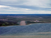 @ Baker Lake Airport - Final for runway 34 True - by Tim Kalushka