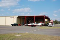  - FBO and 1984 Cessna 210N, N4983U, at Williston Municipal Airport, Williston, FL - by scotch-canadian