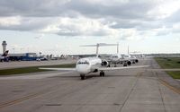  @ Detroit Metropolitan Wayne County Airport - Line up to depart at DTW - by Florida Metal