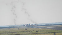  - VP-62 P-3C Orion 161765 landing runway 27 after a joint warrior sortie - by Mike stanners