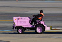  - Pink Delta Tug  For the cure - by Ronald Barker