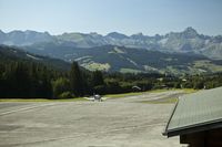  @ Megève Airport - ROBIN DR-300-180R during take-off at Megeve (French Alps) - by momsarev