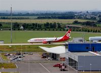  - Westward view to fire station west and inbound traffic on taxiway W1.... - by Holger Zengler