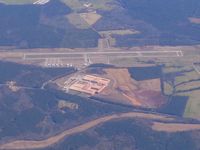  @ Anson County -  Jeff Cloud Field Airport - Looking east from 6000 ft. - by Bob Simmermon